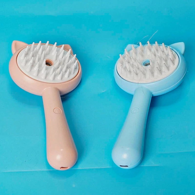 Cats Steamy Brush Pet Dog Brush Electric Spray Cat Hair Brushes Pet Grooming Massage Comb Hair Removal Pet Accessories